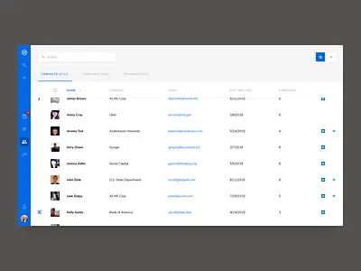 Hugo - Directory app b2b productivity saas ui ux webapp