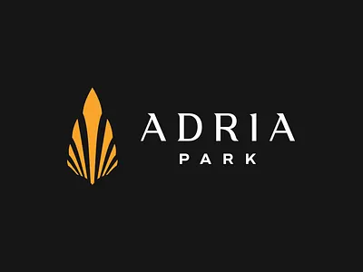 Adria Park Complex 3d mockups abstract logo design brand branding branding for luxury business buildings brands design graphic design high end luxury logo illustration logo logo design luxury logo luxury logo for building professional logo