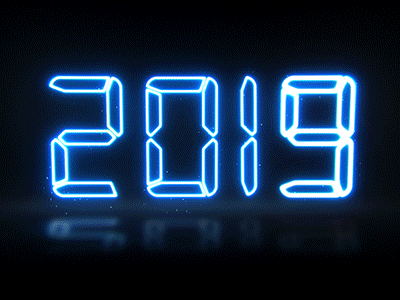 2019 #LittleEarly 2019 animated gif gif goodbye 2019 happy new year happy new years hello 2019 loop new year new years new years eve newyear2019 year