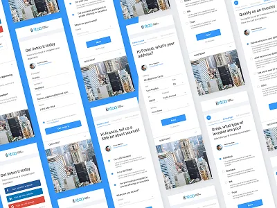 Iintoo Registration design flow mobile register ueno ui ux web