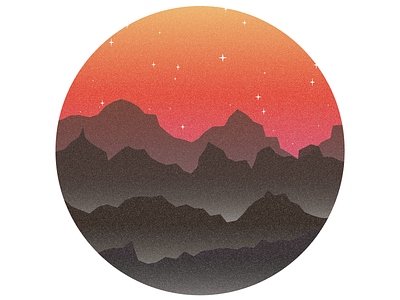 Desert Sky desert illustration illustrator landscape mountains