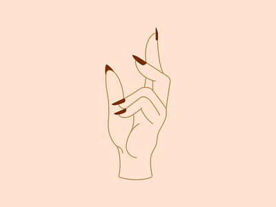Nailz character hand illustration illustrator vector