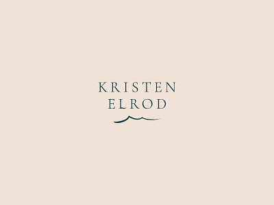 Kristen Elrod brand brand identity brand mark branding icon identity logo logo design typography