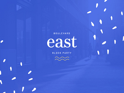 Boulevard East Block Party brand design brand identity brand pattern logo logo design pattern pattern design
