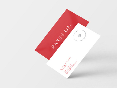 Pass On Business Cards brand identity branding branding agency branding design business cards logo logo design print print design