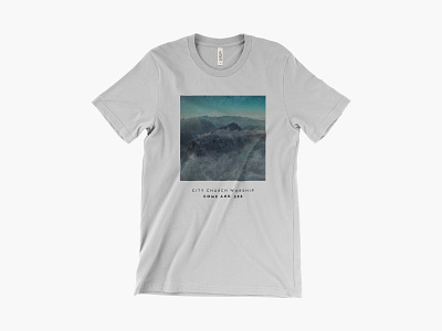Album Cover Tee composite dtg tee