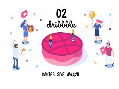 Dribbble Invitation artwork design dribbble dribbble app dribbble best shot dribbble debut dribbbleinvite dribbbleinvites dribbbleworld giveaway illustration interactiondesign ui ux