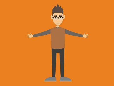 Self-portrait branding illustration vector