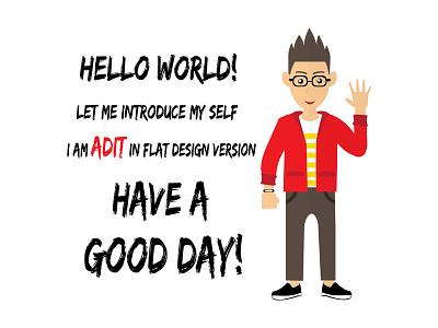 My Cartoon branding illustration vector