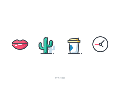 Free cactus coffee design dribbble icon icon app icondesign icons icons pack icons set illustration lips office passion pause pictogram pleasure vector waiting watch