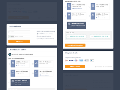 Checkout Flow Design accordion cardui check box check list checkout checkout form checkout page checkout process design ecommerce design ui ux uxdesign