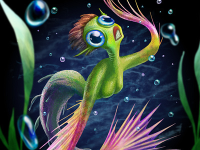 Mermay AR 2018 2d character character design design digital digital illustration digital painting illustration mermaid mermay paint painting photoshop tahnee tahnee gehm tahnmeep