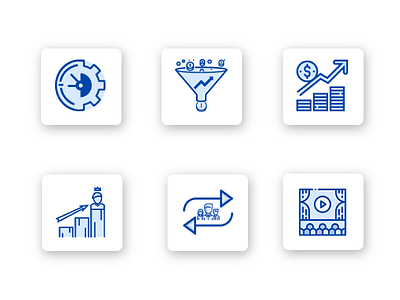 Icon Design boost your revenues build repeat traffic drive lifetime value monetize your subscribers own your audience speed up conversions
