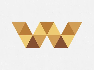 "W" Monogram Logo Design Concept for Flooring Company color combinations font exploration visual brand family selection branding letter type design logo identity icon logos logofolio geometric monogram flooring w simple letters illustration simple shape mark style guide bright vector logomark design