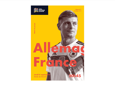 Allemagne - France france germany poster soccer sport uefa