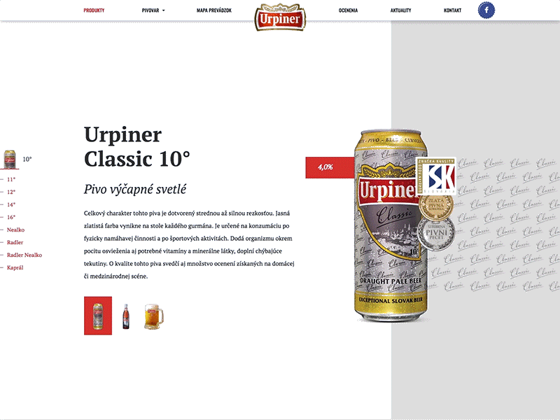 Urpiner - Products beer bold brewery colors typography urpiner webdesig