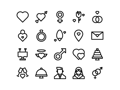 couple icon set couple diamond food icon icon a day love ring valentine wedding
