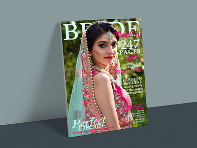 Bride Magazine beautiful girl beautiful model bridal eyeliner fashion special jewellery lehnga lipstick mackup wedding