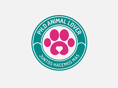 Animal lover branding design illustrator logo logodesign logotype vector