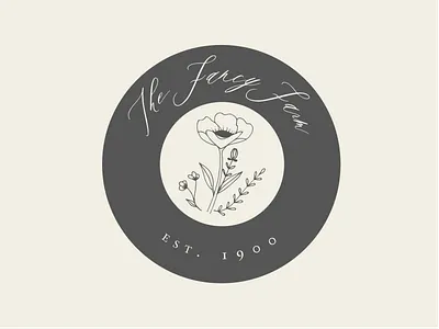 Fancy Farm Pt. 2 branding design flower icon illustration interiordesign logo script typography