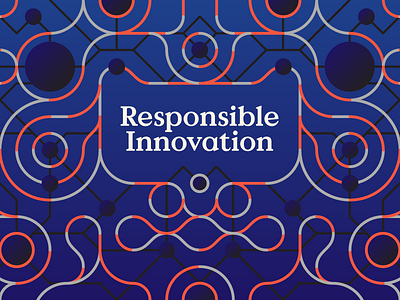 Responsible Innovation branding design graphic design innovation line line art patterns