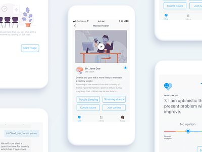 Patient App - Proof of Concept automation chat chatbot clinic cynthia irani doctor app healthcare triage user experience virtual clinic virtual healthcare