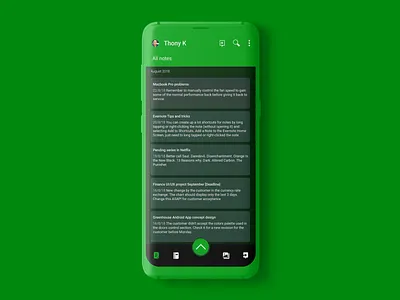 Evernote Android App | Dark theme account android android app buttons dark dark dashboard design evernote menu menu design mockup new options profile slide slide deck slidemenu