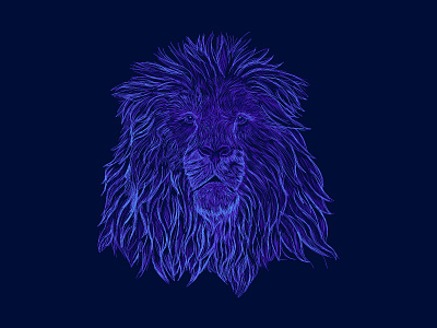 Lion animal doodle illustration lion lion head sketch vector