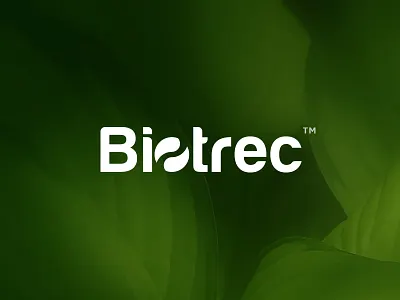 Biotrec biology biotech biotech logo branding business logo custom logo design logo design logo designer logotype natural science typograhy typography