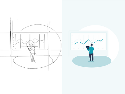 Statistics illustration design illustration sketch sketches website