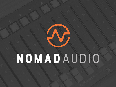 Nomad Audio audio design graphic design icon logo typography