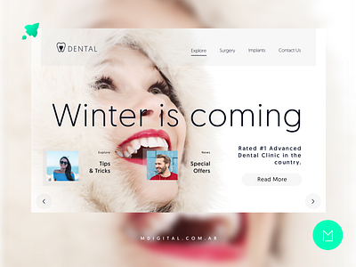 Web Design for Dental Clinic dental dentalcare dentalclinic design ui ux design web web design webdesign webdesigner webdeveloper