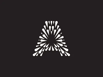 A a black branding calligraphy design font graphic icon identity illustration letter lettering line logo logotype mark marks monogram symbol typography