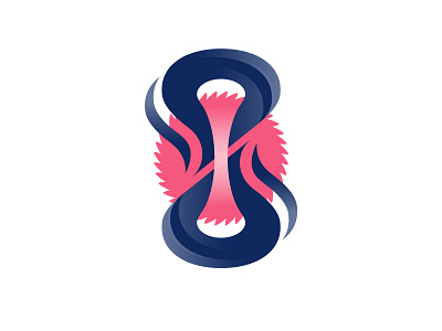 Liquid and sliced time liquid loop mark sign sliced symbol