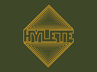 Hylete Outlines graphicdesign graphics illustration t shirtdesign teeshirtdesign typestyle typography