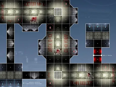 Star Troopers: Ghost Ship - Support Vital 3d board game boardgame digital 3d environment future futuristic game game art game tile interior sciencefiction scifi ship space tile