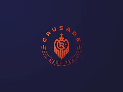 Crusade. Option 1b branding identity illustration lettering logo typography ukraine