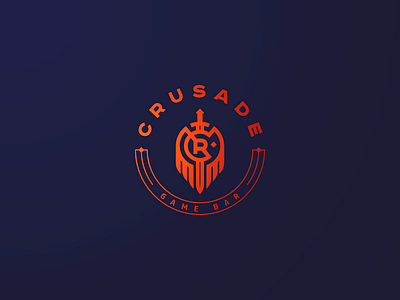 Crusade. Option 1b branding identity illustration lettering logo typography ukraine