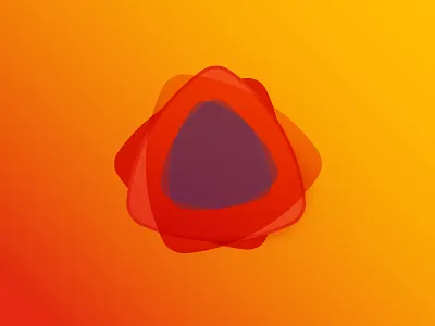 Reuleaux Triangle Shape & Color Study color color study logo shape