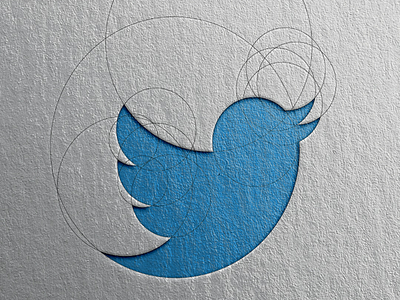 Twitter logo photoshop illustrator