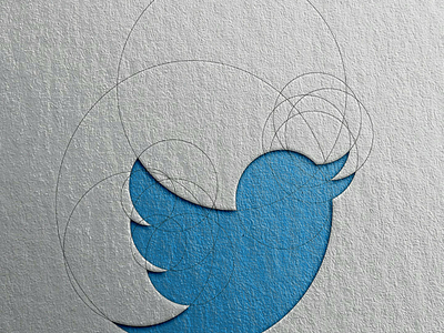 Twitter logo photoshop illustrator