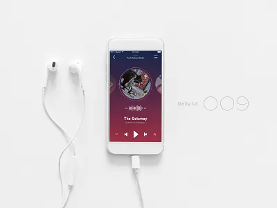Daily UI #009 009 dailyui music player