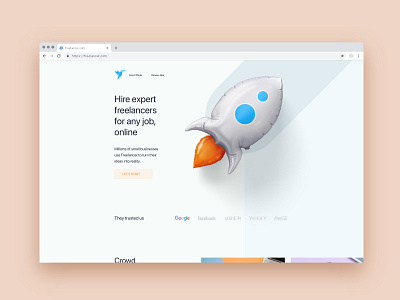 Freelancer Redesign artboardstudio chrome design experience freelance freelancer icon illustration interface redesign typography ui user ux vector web