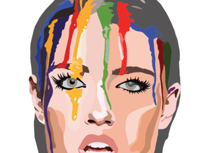 Headshot illustration illustration design vector