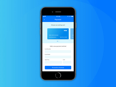 002 Daily UI - Payment Method app design ui ux