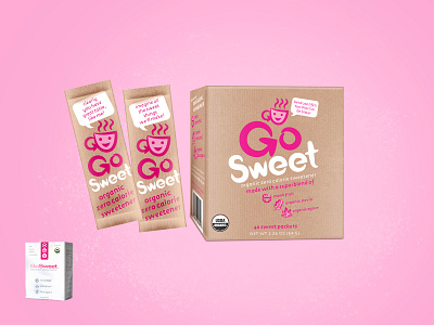 GoSweet branding design illustration logo packaging packaging design