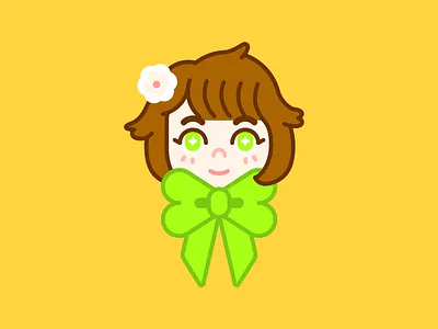 pure of heart a friend illustration monoline vector