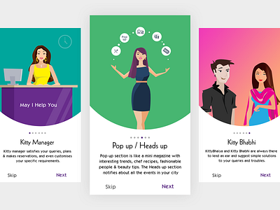 Walkthrough android app design ios kitty party mobile tutorial ui ux walkthrough