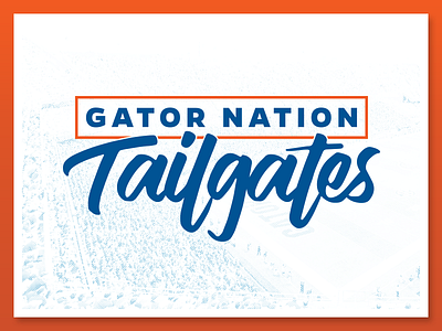 Gator Nation Tailgates Logo florida florida gators football logo