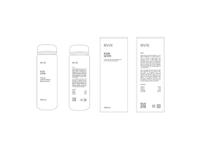 Evix branding colors design geometry illustration sport sport branding water water bottle